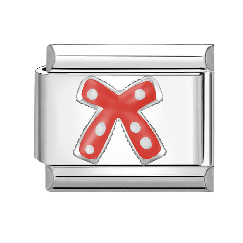 Wholesale Stainless Steel Italian Style Bow Charms,  DIY Bracelet Craft Accessories for Jewelry Making