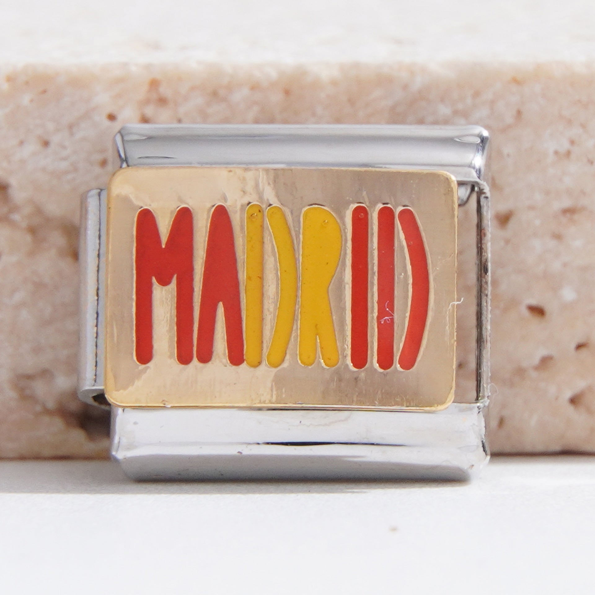 Wholesale Italian Charm Bracelet 9mm DIY Splicing Creative Pattern Stainless Steel Composable Bracelet