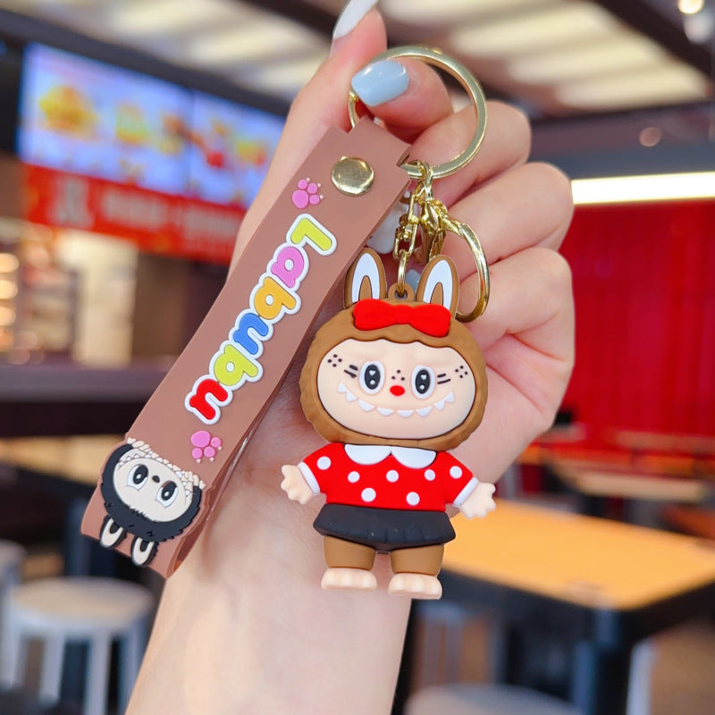Wholesale Cute cartoon silicone keychain