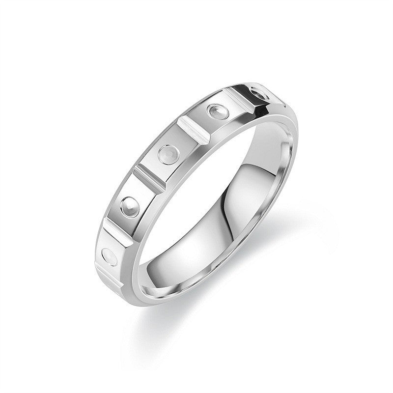 Wholesale Titanium Steel Couple Ring