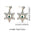 Wholesale Flash Diamond Snowflake Earrings