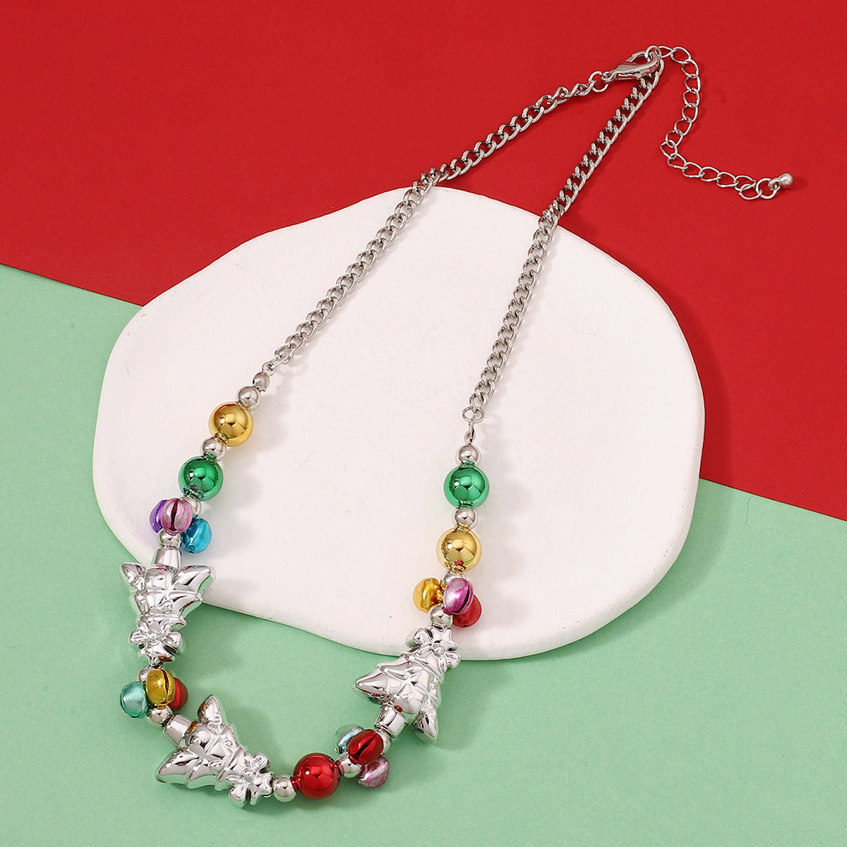 Wholesale Christmas Colorful holiday Necklace