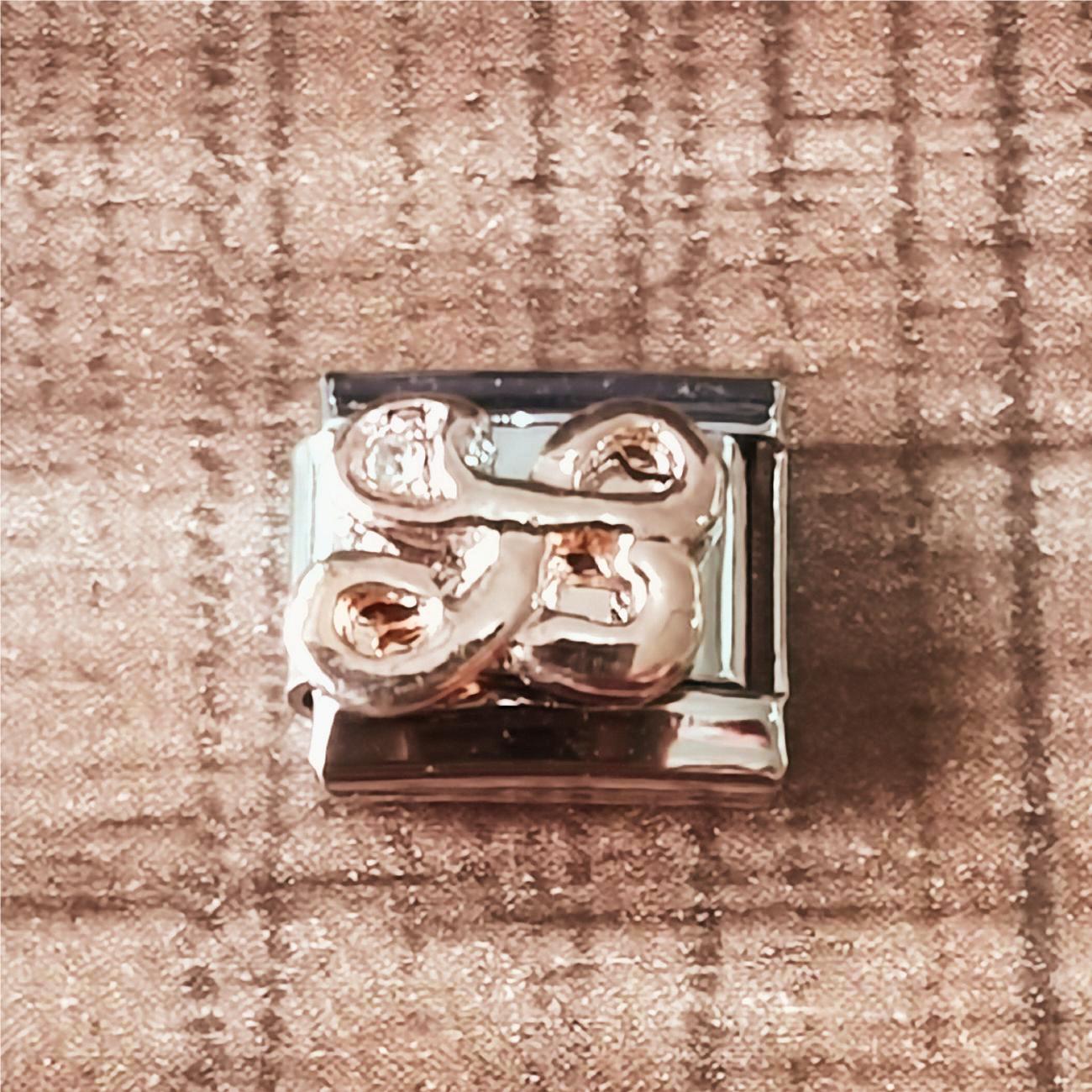 Wholesale Italian Charm Bracelet 9mm DIY Splicing Removable Stainless Steel Letter Composable Bracelet ACC-BT-XY067