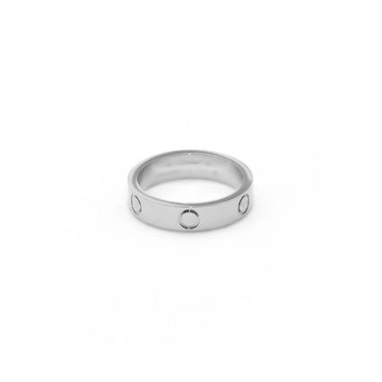 Wholesale Trendy Gold-Plated Stainless Steel Love Ring Jewelry Accessory Gift