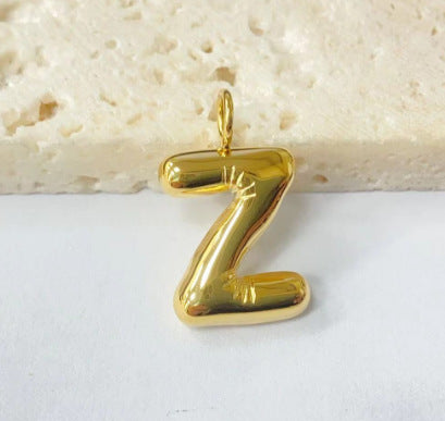 Wholesale Stainless steel bubble letter pendant