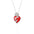 Wholesale love rose gothic flower heart shaped Valentine's Day clavicle necklace