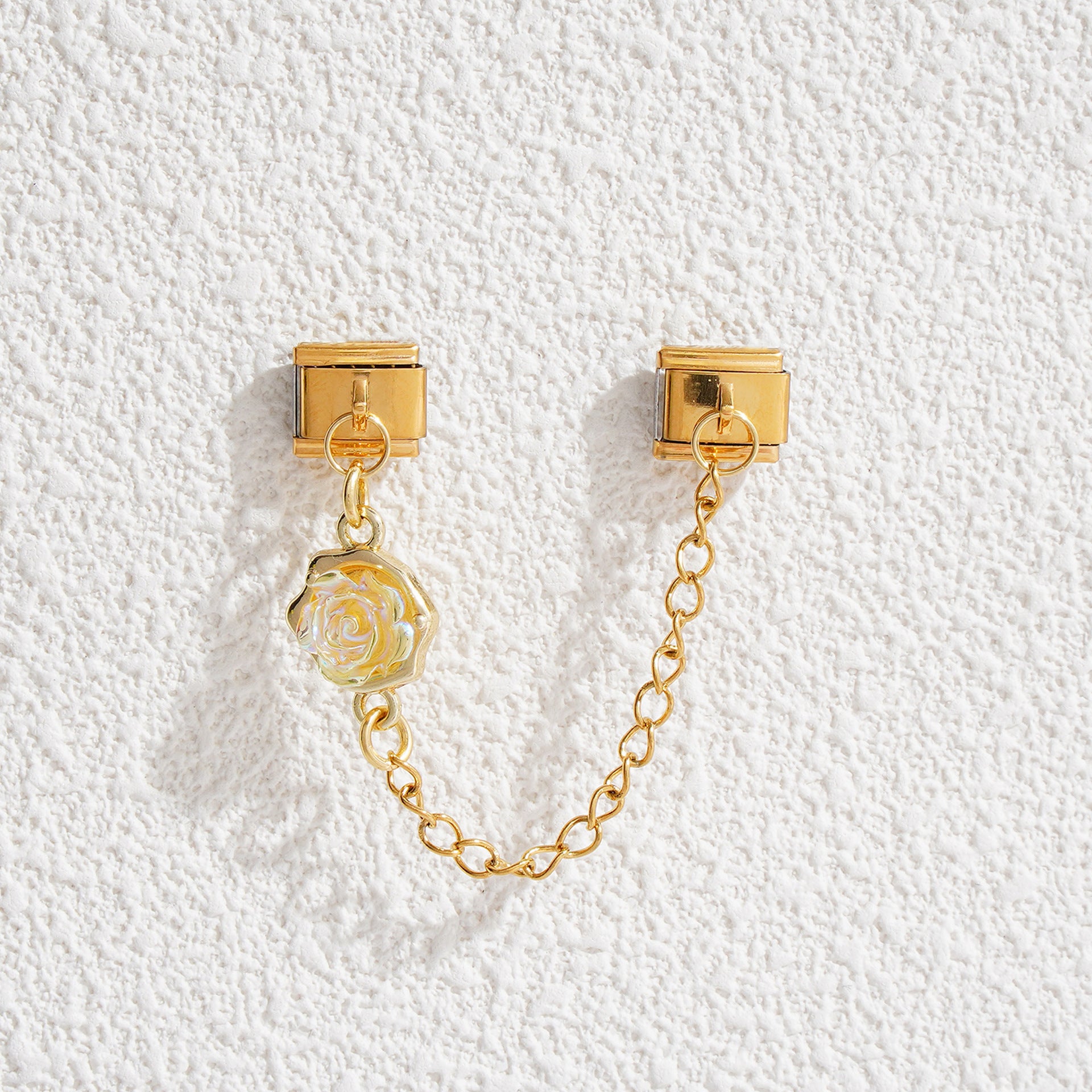 Wholesale 5pcs Italian Charm Bracelet 9mm DIY Splicing Evil Eye Pendant Stainless Steel Composable Bracelet