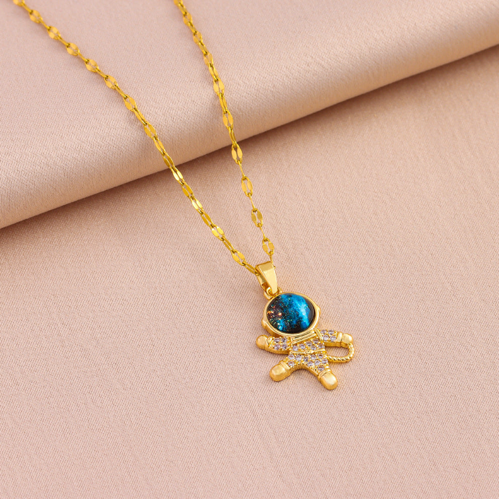 Wholesale star ball light luxury diamond necklace