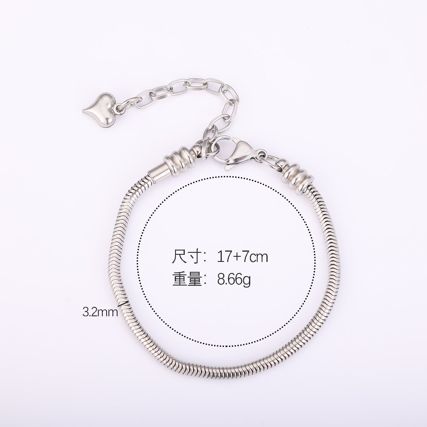 Wholesale Light Luxury Stainless Steel Cuban Chain