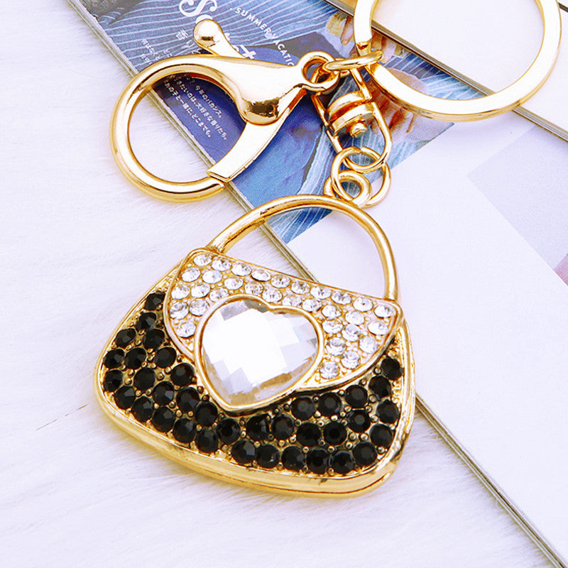 Wholesale Pearl Diamond Zinc Alloy Keychains ACC-KC-RuiYuan002