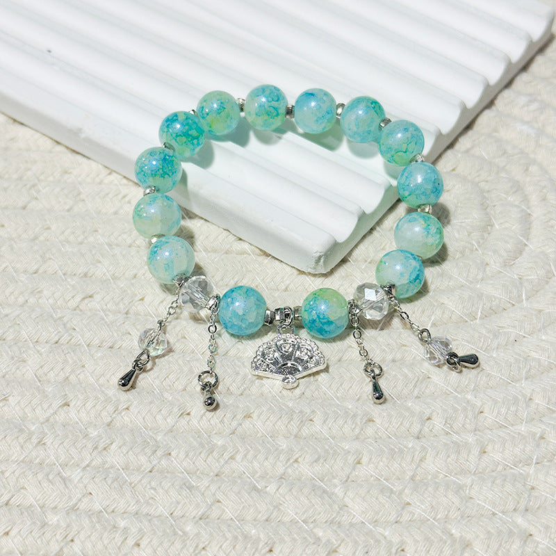 Wholesale  Butterfly Magic Colored Glaze Bracelet