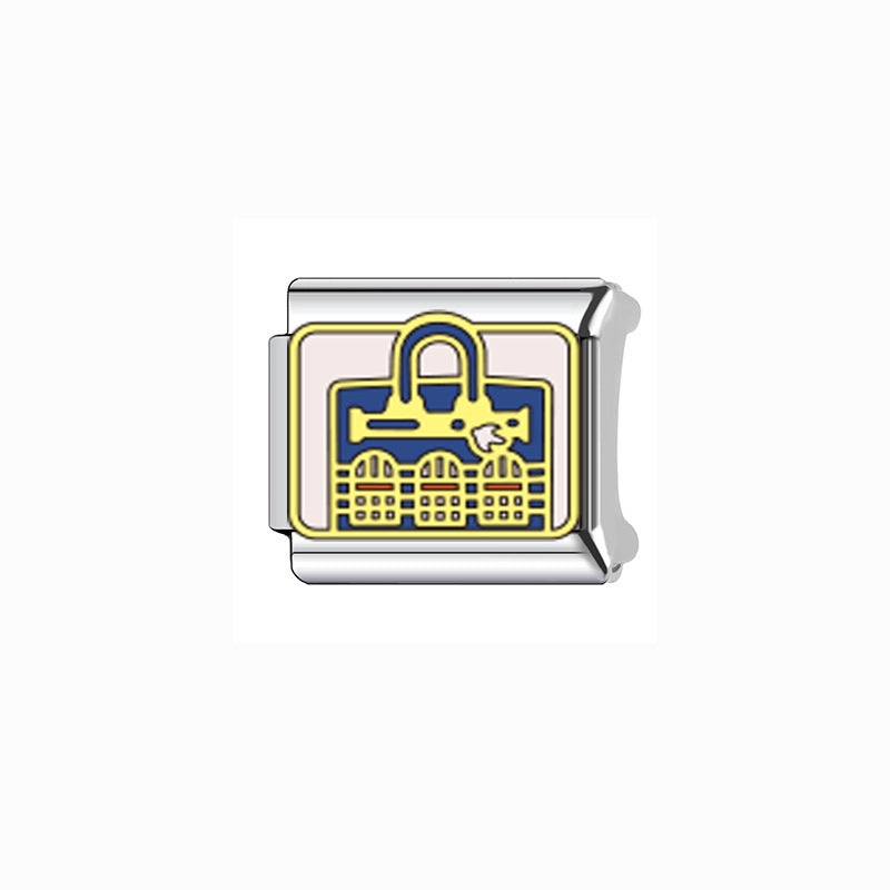 Wholesale Italian Charm Bracelet 9mm DIY Splicing Removable Creative Pattern Stainless Steel Composable Bracelet