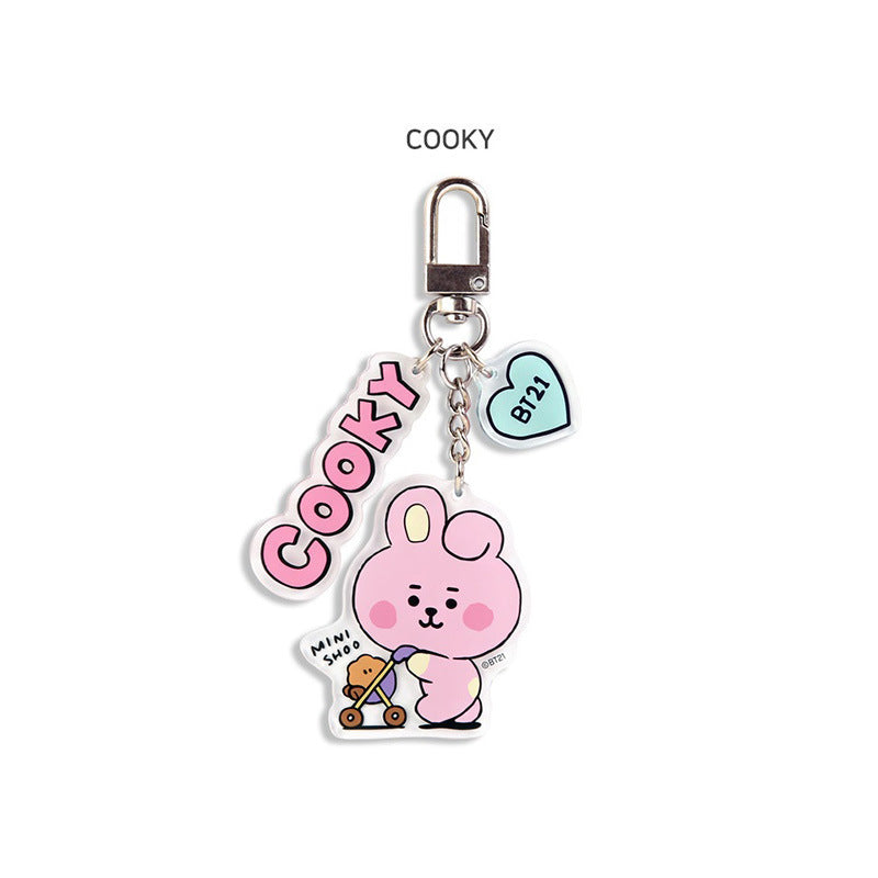Wholesale Cartoon Acrylic Keychain ACC-KC-QingLian001