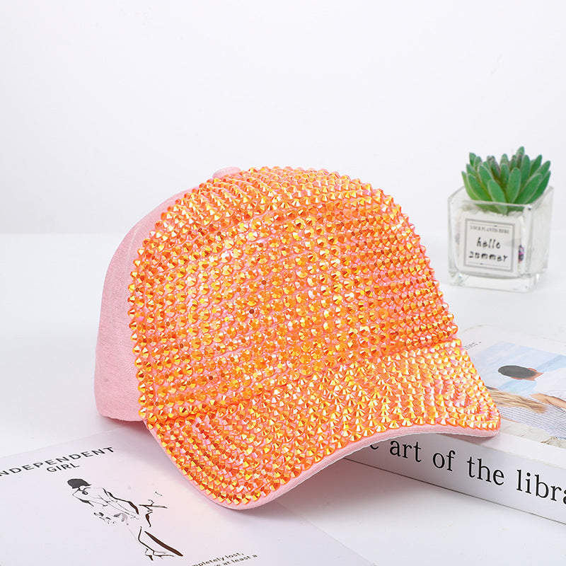 Wholesale Rhinestone Baseball Cap Glitter Diamond Hat ACC-HT-MeiJiao002