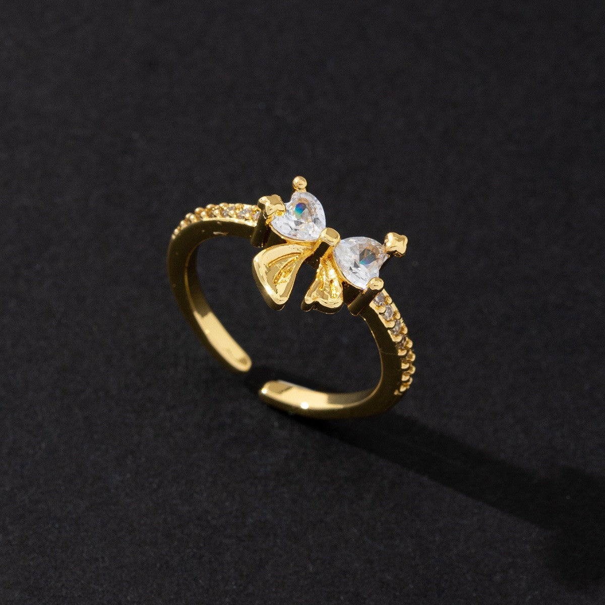 Wholesale Cold Style Vintage Cross Hollow Zircon Open Ring Chic Fashion Accessory For Everyday Wear