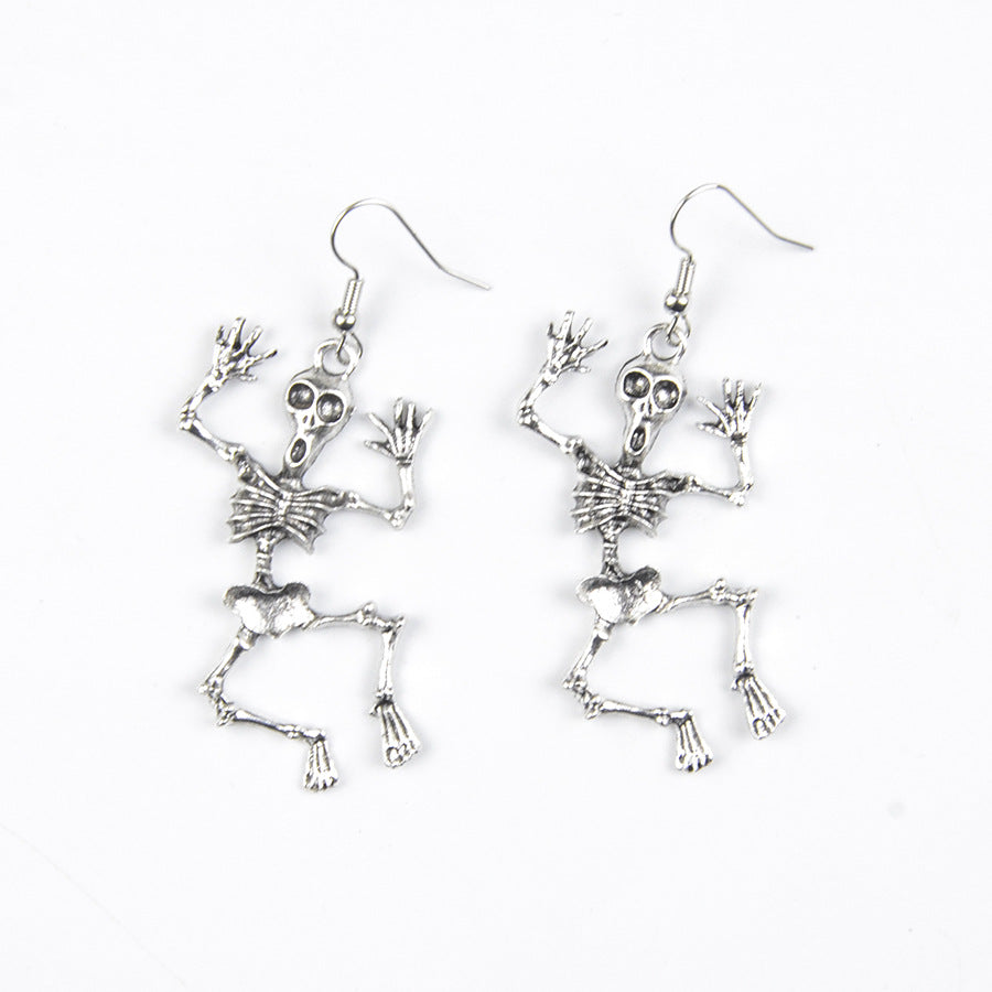 Wholesale  Halloween Funny and Scary Skull Pendant Earrings
