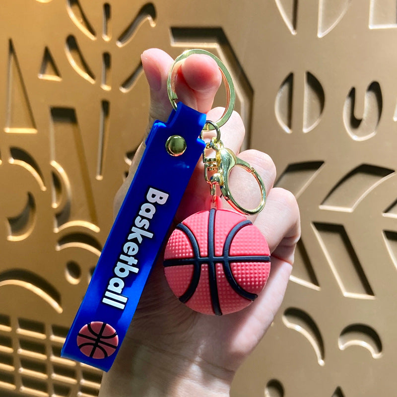 Wholesale Basketball PVC Soft Keychains Cute Keychain ACC-KC-XJY005