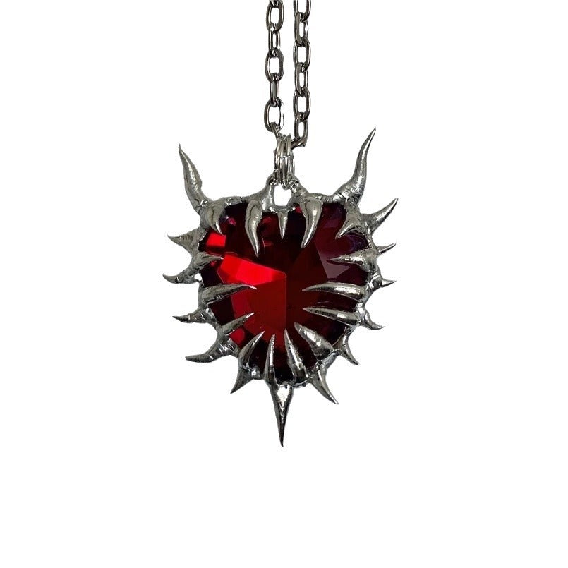Wholesale Heart of Thorns Necklace Dark Gothic Zinc Alloy Necklaces ACC-NE-XuanMo004