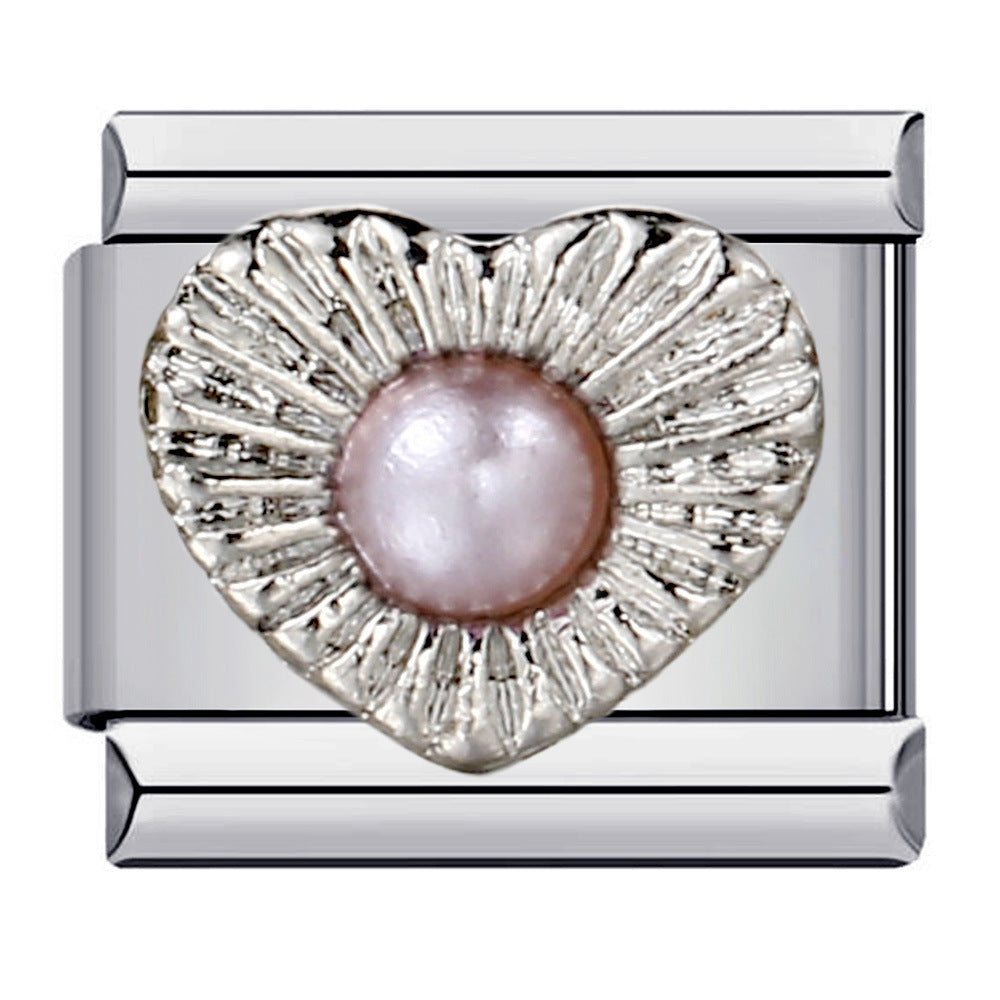 Wholesale  Italian Charm Bracelet 9mm DIY  Welded Oil Drip Creative Stainless Steel Composable Bracelet