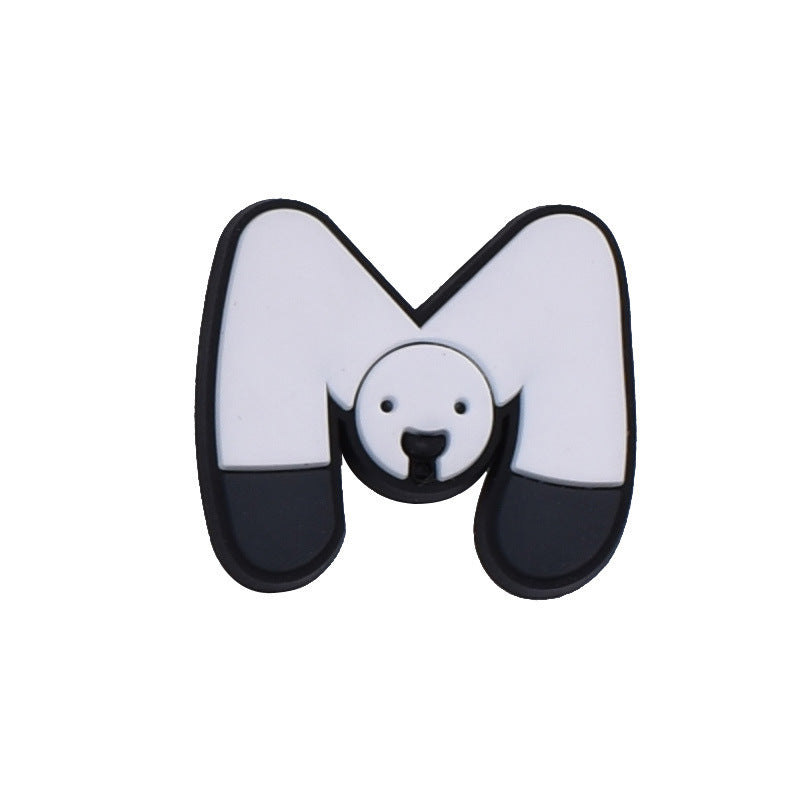 Wholesale Random 100pcs Animal Alphabet Series Shoes Accessories Shoes Charms