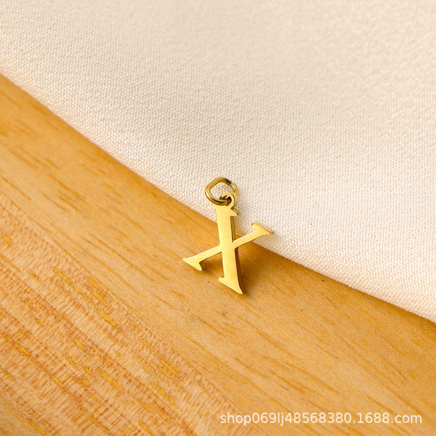 Wholesale Titanium steel letter pendant