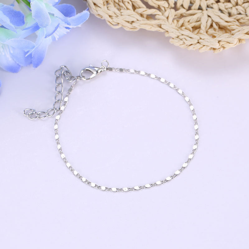 Wholesale  Double-layer Shambhala Diamond Ball Crystal  Anklets