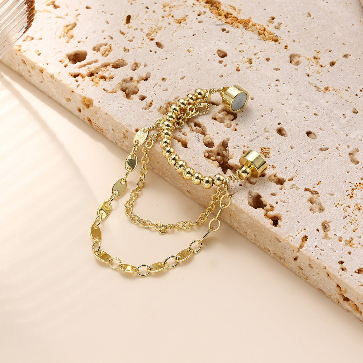 Wholesale  Light Luxury Trendy High-End Magnetic Pearl Tassel Non-Pierced Ear Clip Versatile Ear Cuff