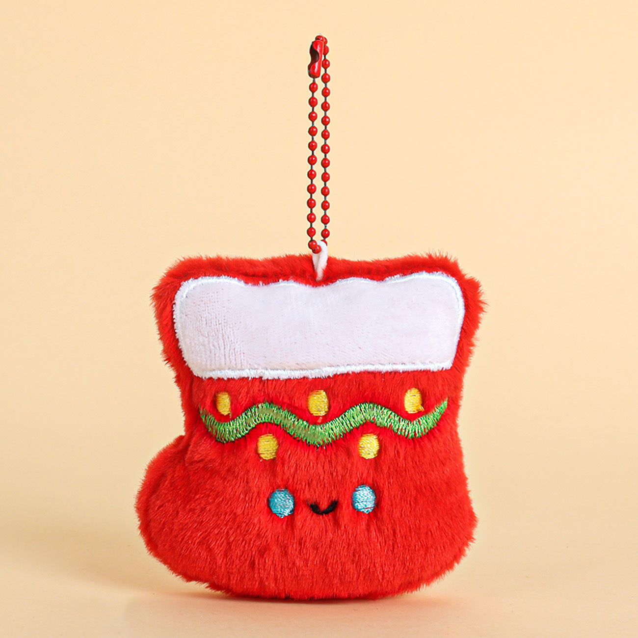Wholesale Plush Christmas Tree Keychain Ornament Cartoon Festive Pendant For Backpack Bag Charm Holiday Gift Accessory