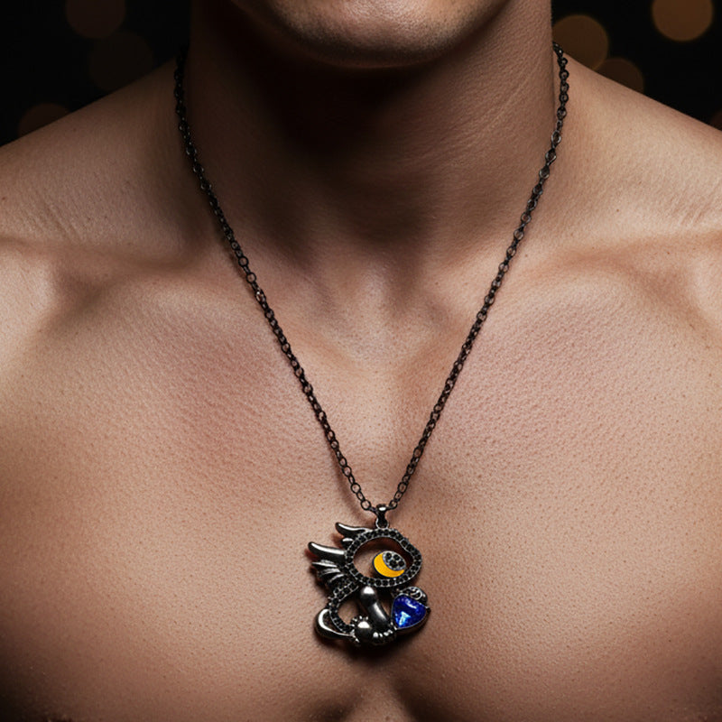 Commercio all'ingrosso Come addestrare il tuo drago con collana con ciondolo cavo