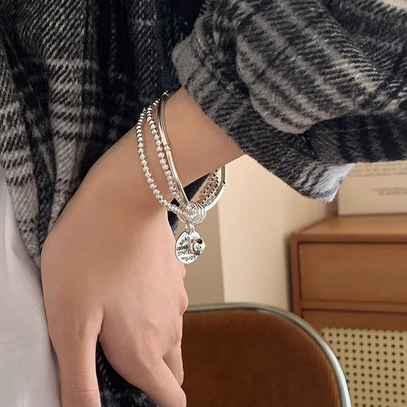 Wholesale 925 Sterling Silver Round Brand Bracelet