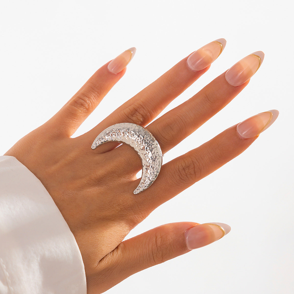 Wholesale moon alloy ring creative exaggerated sunflower love ring