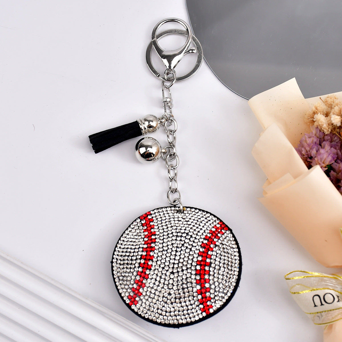 Wholesale creative  diamond keychain