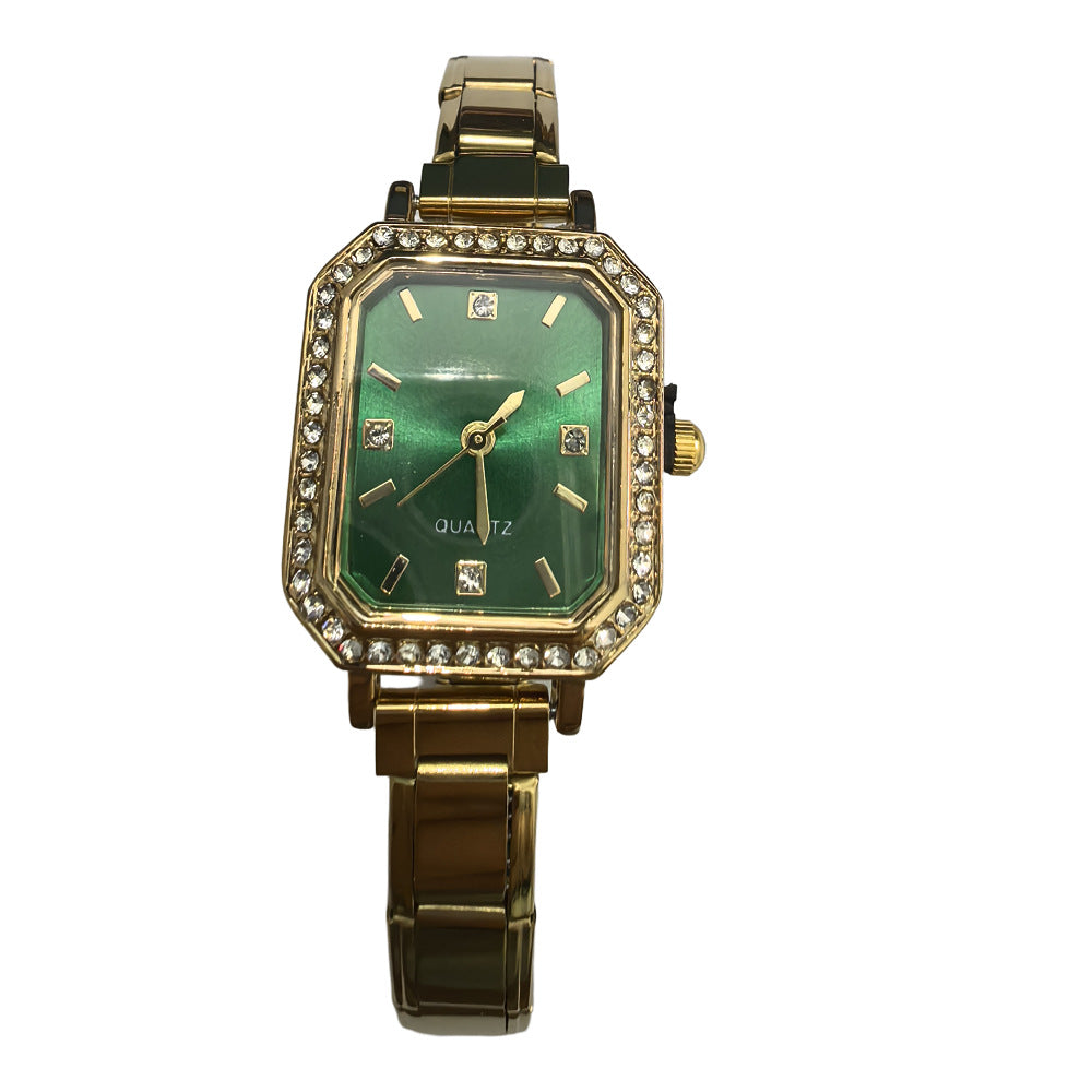 Wholesale Chic Fashion Casual Women' s Quartz Watch Steel Band Simple Design Everyday Accessory