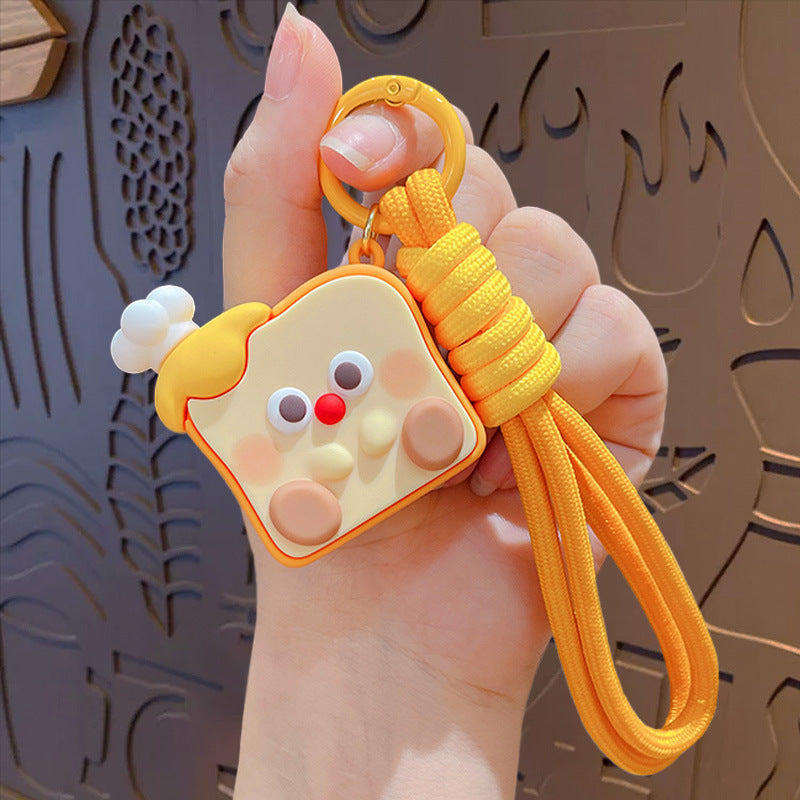Wholesale Creative Cute Simulation Toast Keychain ACC-KC-ZhongChi002
