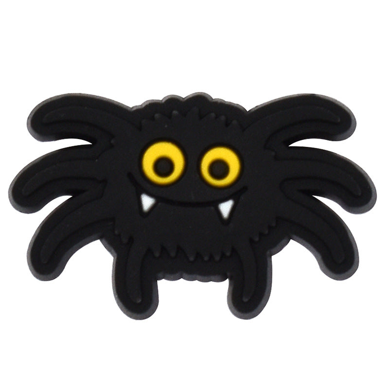 Random 100pcs Halloween Thanksgiving PVC Soft Rubber Shoe Buckle Decoration ACC-SC-RYY066