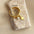 Wholesale stainless steel 18K gold plated Star pearl pendant open ring