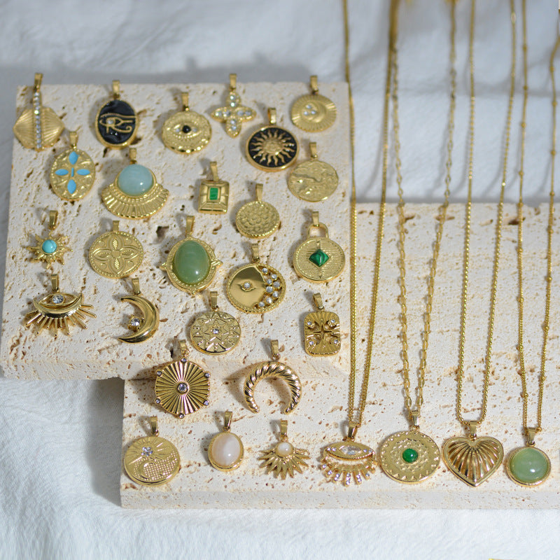 Wholesale Necklace Pendant Accessories Stainless Steel Pendant Jewelry ACC-NE-Yachan001