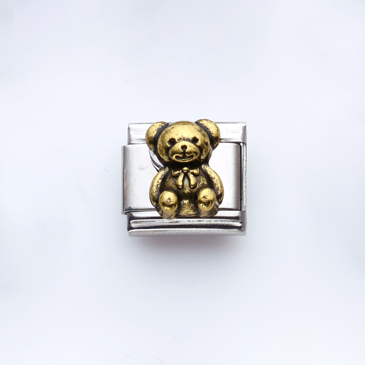 Wholesale 10pcs Italian Charm Bracelet 9mm DIY Splicing Flower Butterfly Stainless Steel Composable Bracelet