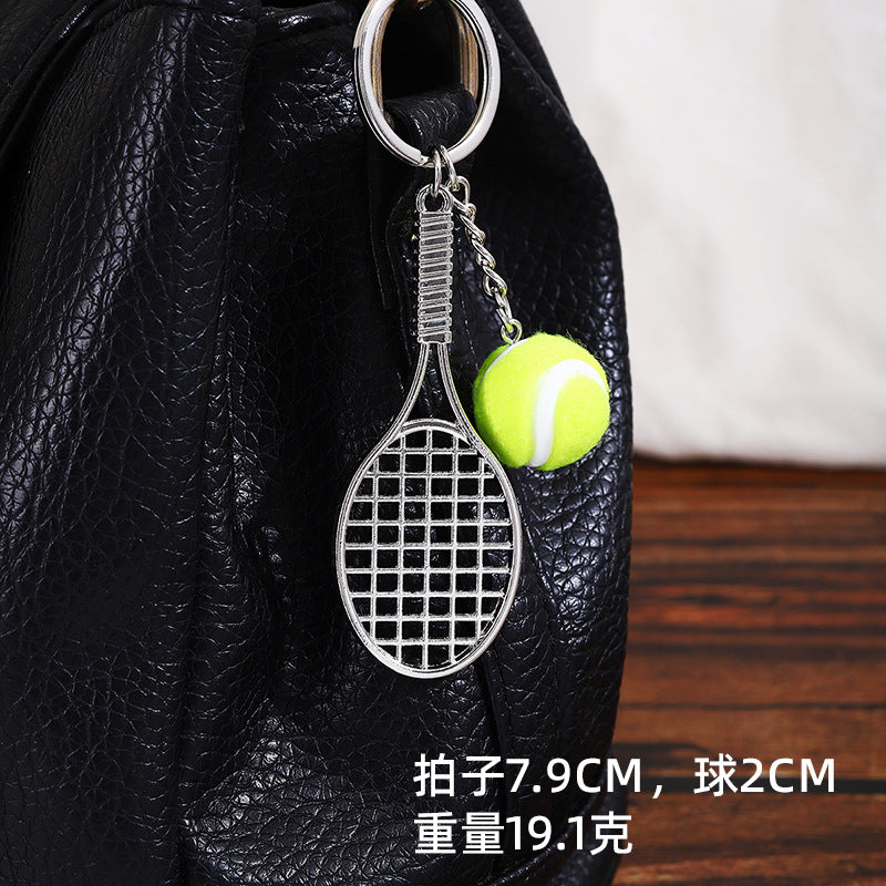 Wholesale Sports creative gifts tennis keychains