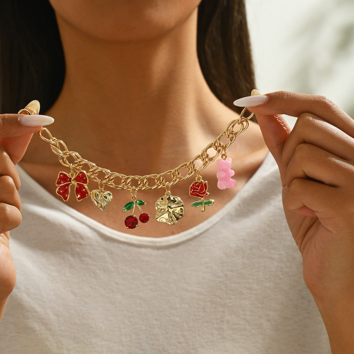 Wholesale Alloy Punk Hip-Hop Creative Bracelet Set