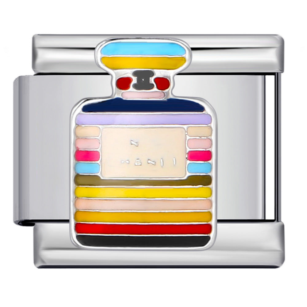 Wholesale Italian Charm Bracelet 9mm DIY Splicing Removable Gift Perfume Stainless Steel Composable Bracelet