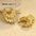 Wholesale Retro 18K Gold Plated Stainless Steel Earrings
