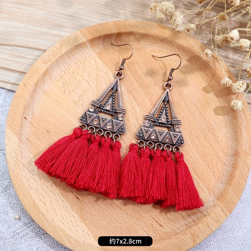 Wholesale Vintage Bohemian Ethnic Style Earrings ACC-ES-Luox004