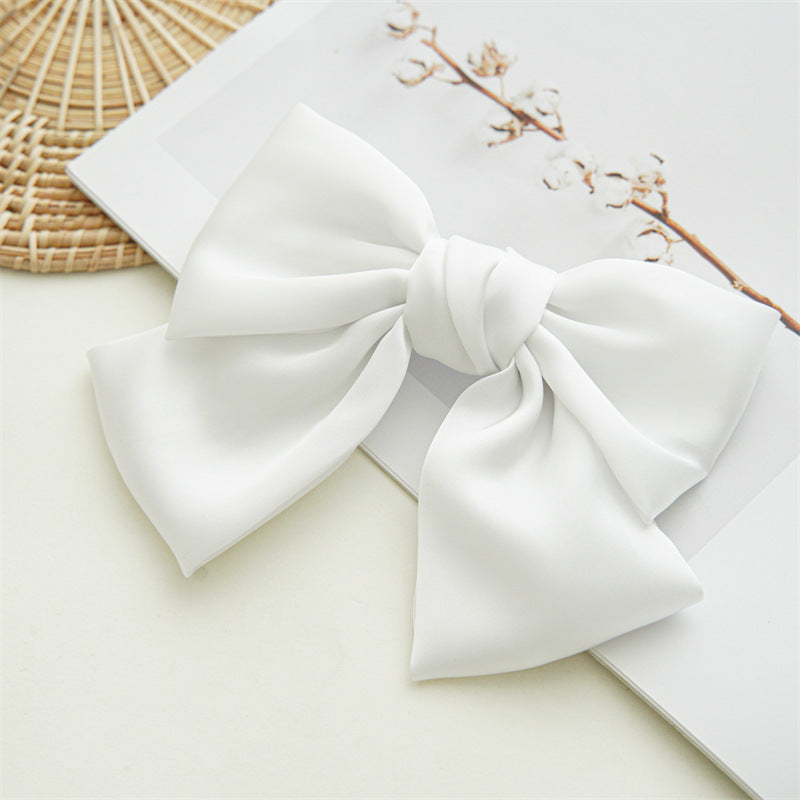 Wholesale Art Bow Hair Clip Satin Hair Accessories Hair Scrunchies ACC-HS-SanTai005