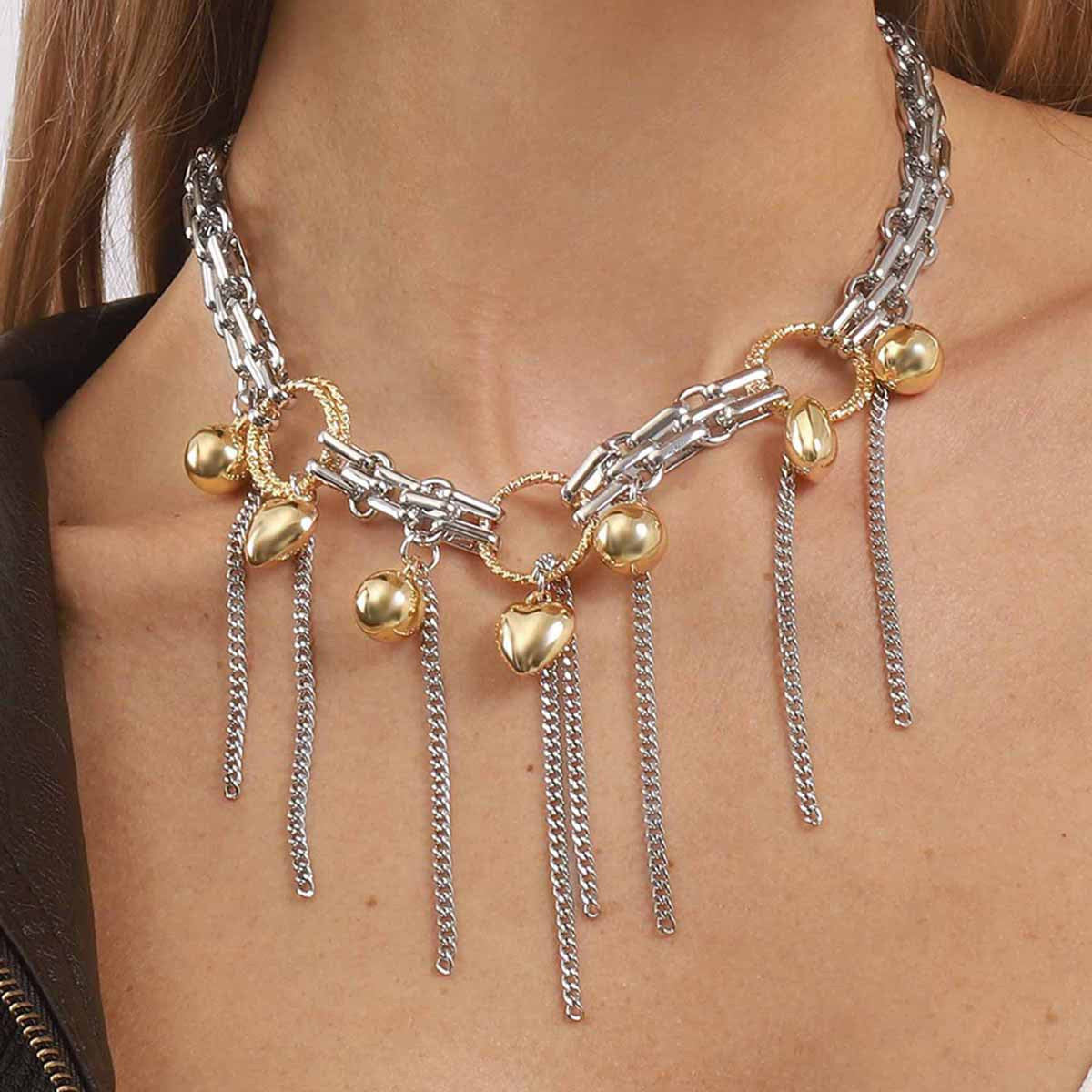 Wholesale Tassel Copper Chain Clavicle Necklace Luxury Necklaces