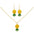 Wholesale  Fruit Pineapple Earrings Necklace suit