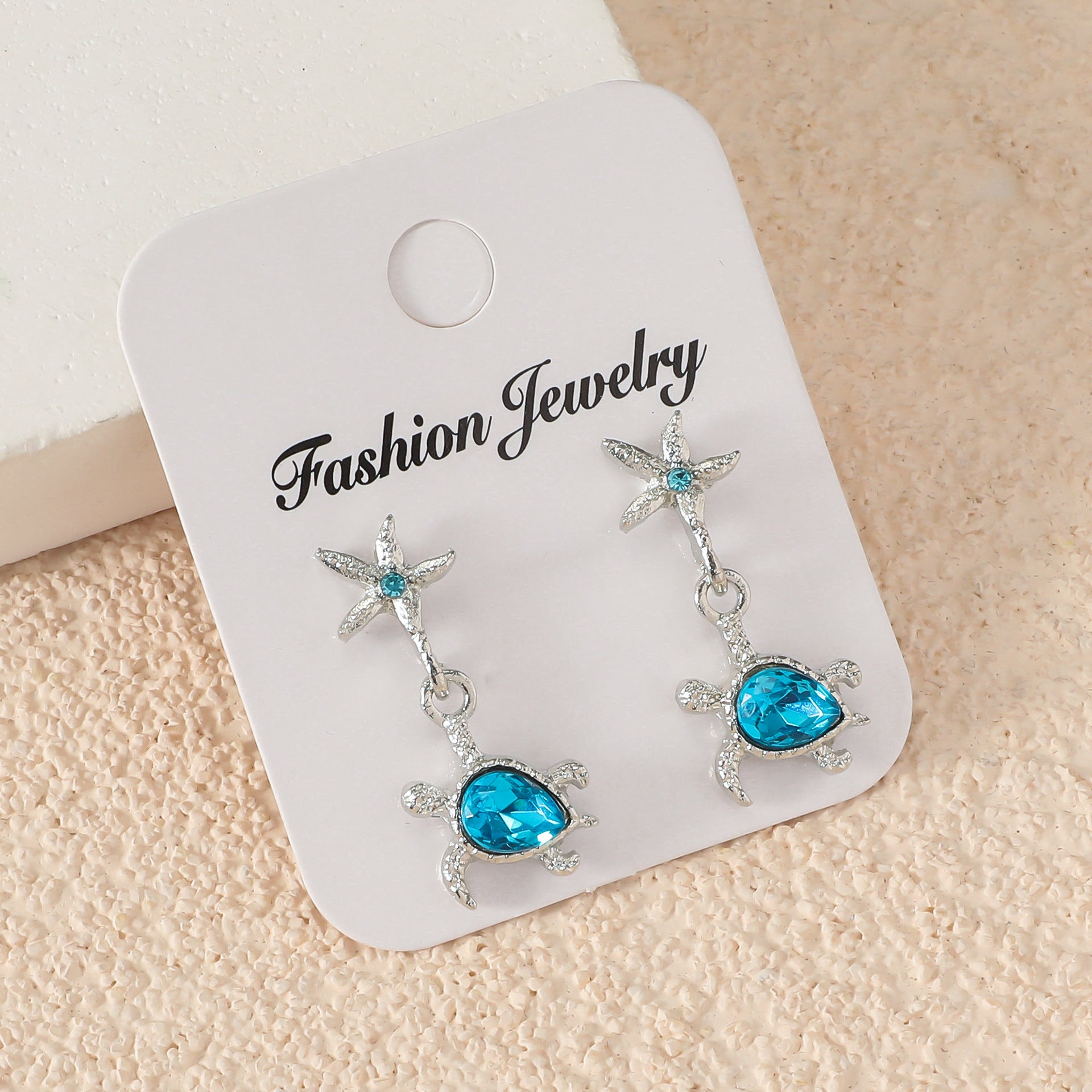 Wholesale Starfish Blue Sea Turtle Earrings