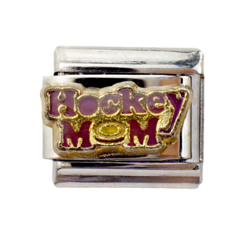 Wholesale 5pcs Italian Charm Bracelet 9mm DIY Splicing Creative Pattern Stainless Steel Composable Bracelet