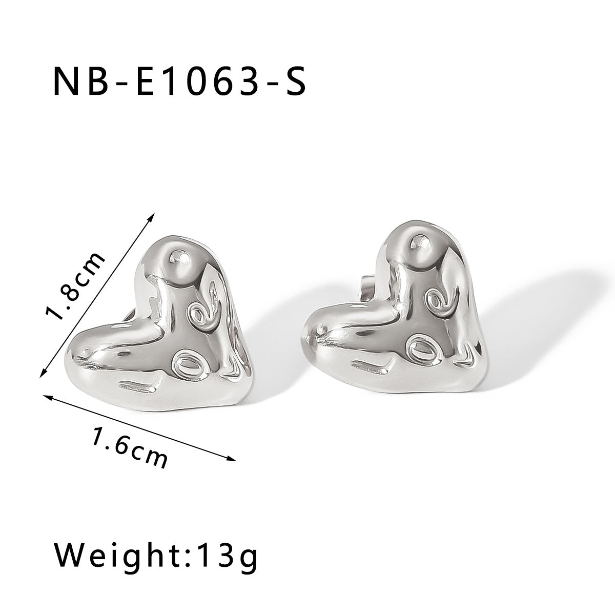 Boucles d'oreilles creuses en forme de C en gros de 18 km boucles d'oreilles géométriques rétro