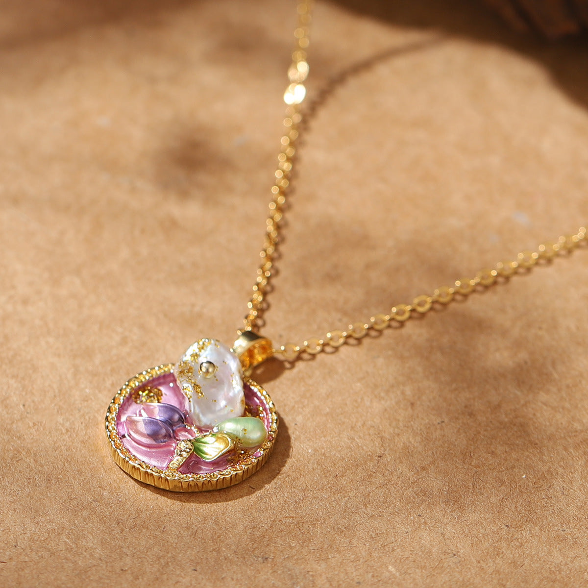 Wholesale Baroque Natural Pearl Necklace